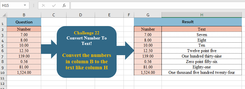  Convert Number To Text!