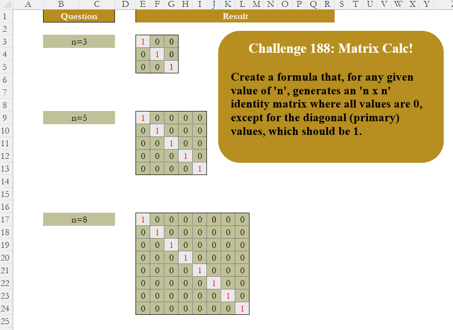Matrix Calculation! Part 1