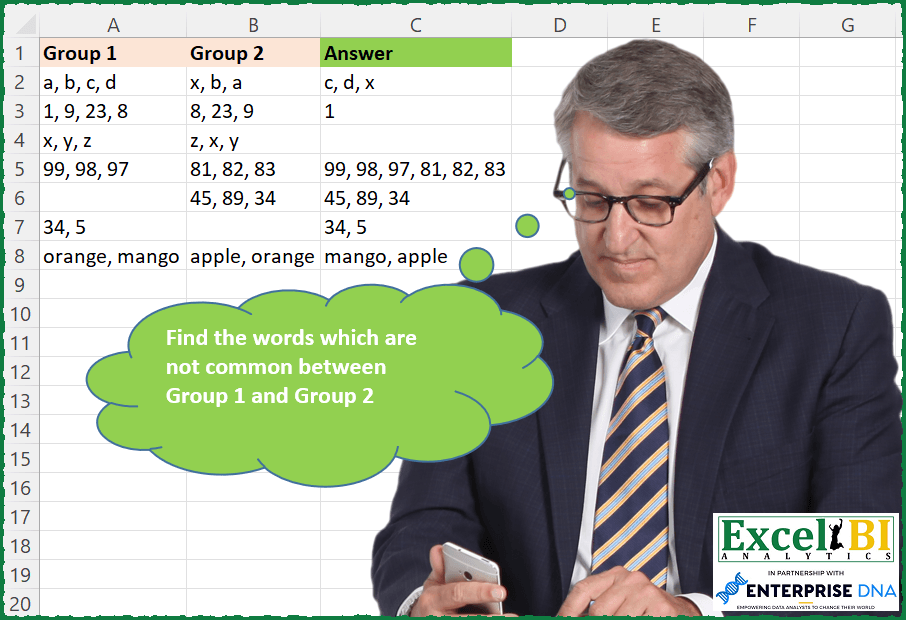 Find Non-Common Words