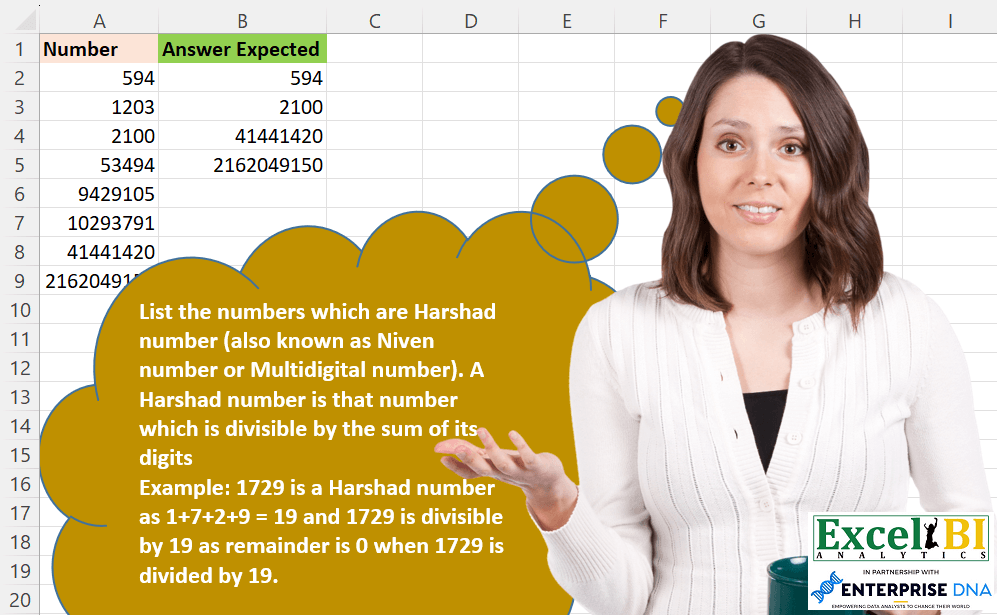 List Harshad Numbers
