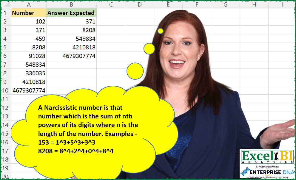 Check Narcissistic Numbers