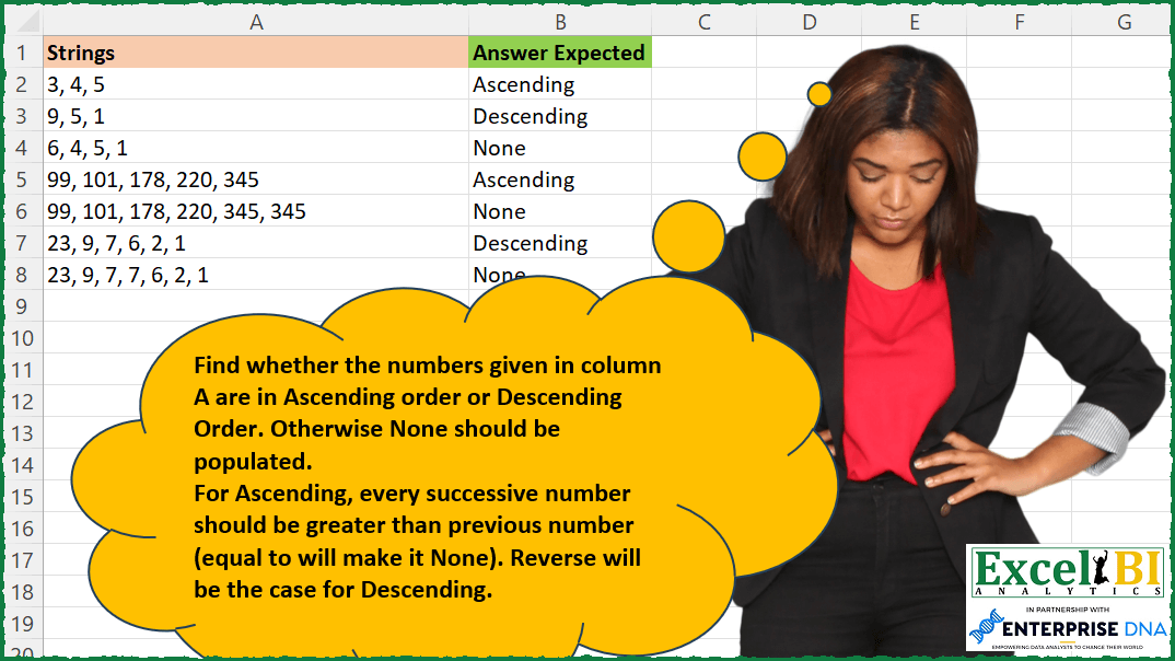 Detect Ascending or Descending