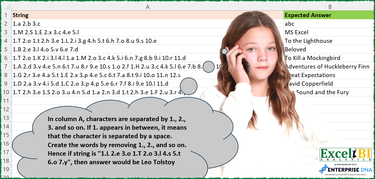 Decode Numbered Character Words