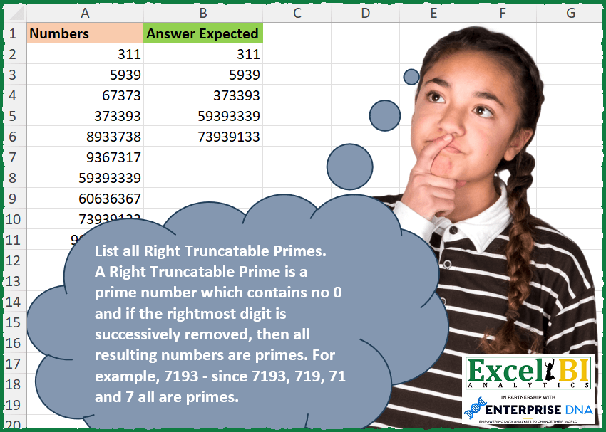 List all Right Truncatable Primes