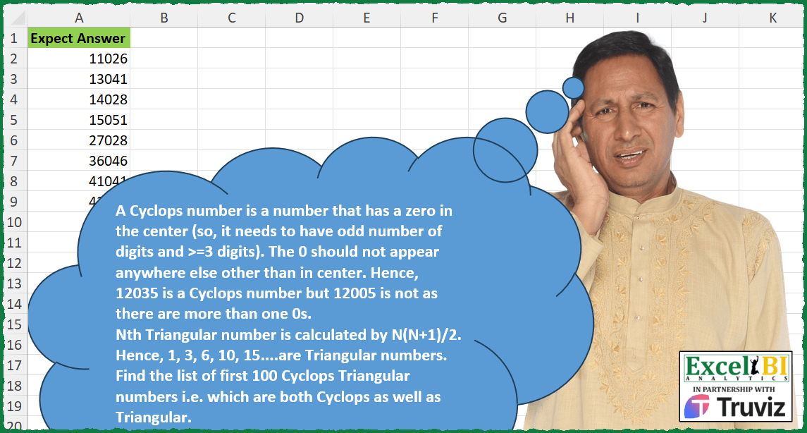 Cyclops and Triangular Numbers