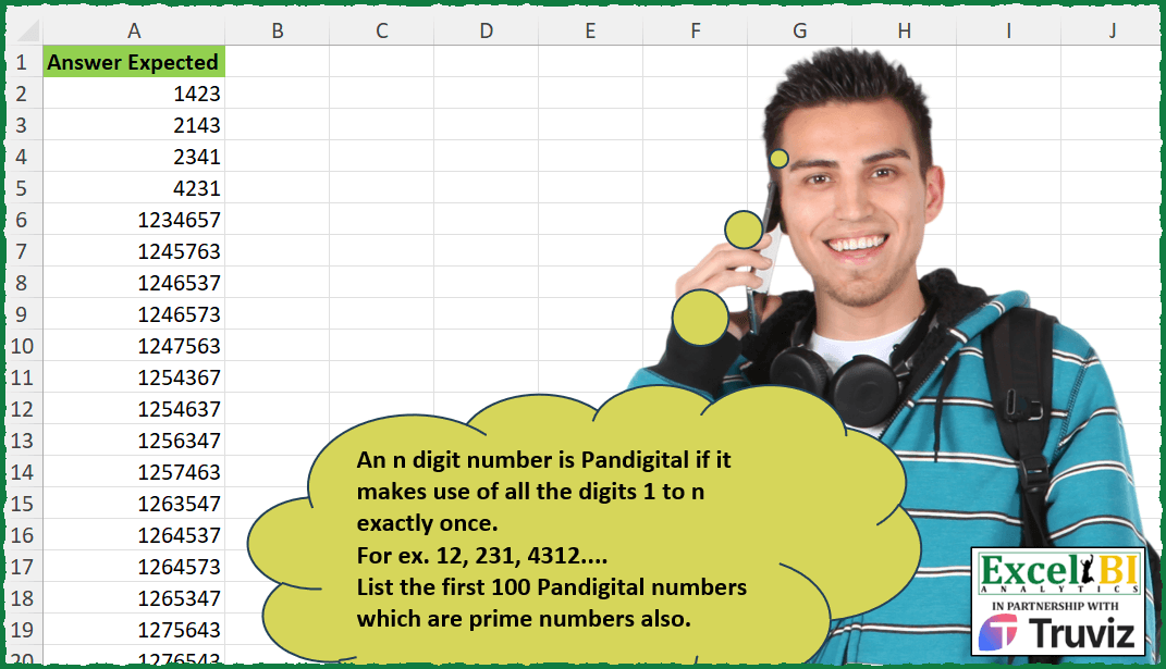 List Prime Pandigital Numbers