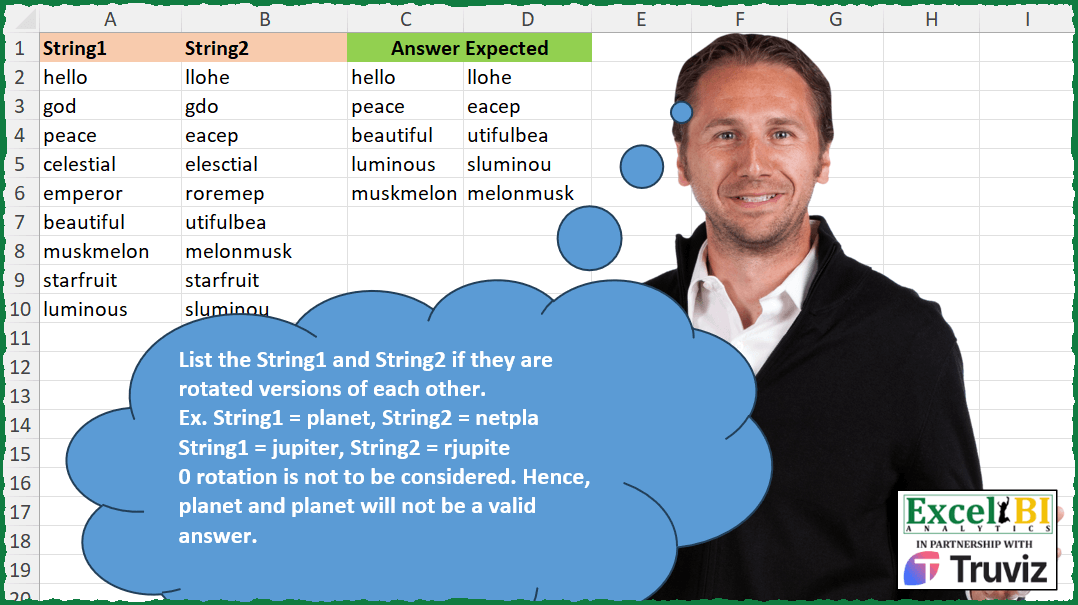 Identify Rotated String Matches