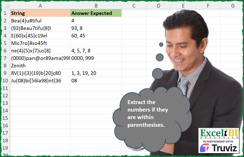 Extract Numbers in Parentheses