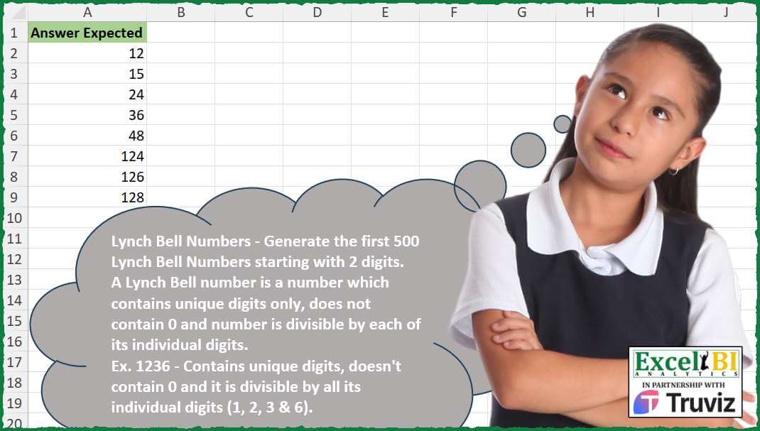 Generate Lynch Bell Numbers