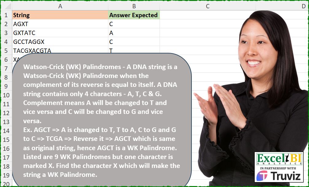 Find Watson-Crick Palindromes