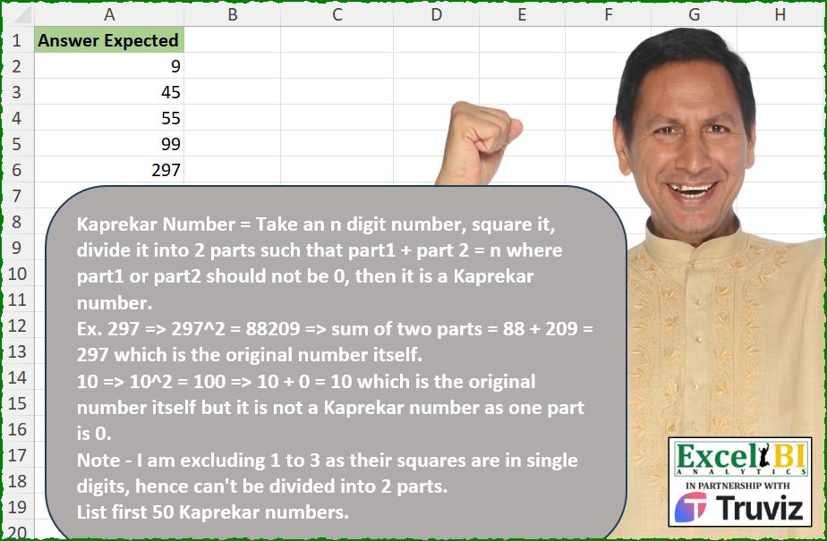 Identify Kaprekar Numbers