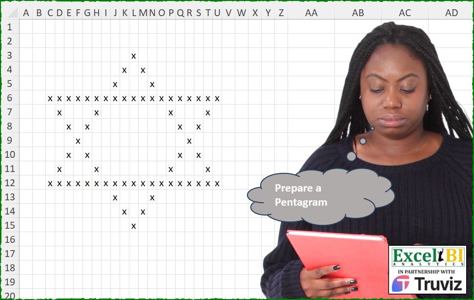 Draw a Pentagram Symbol