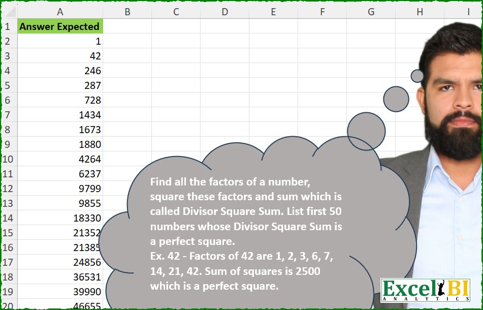 Find Divisor Square Sums