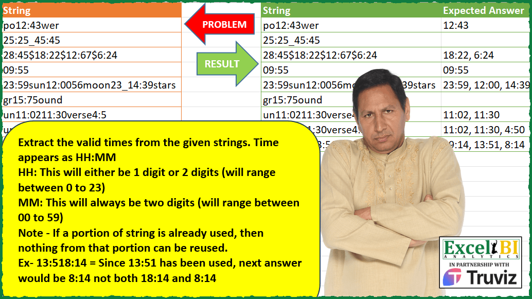 Extract Valid Time Entries
